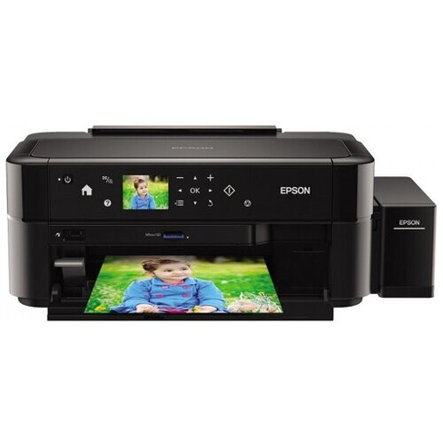 Принтер струйный Epson L810, цветн., A4, черный