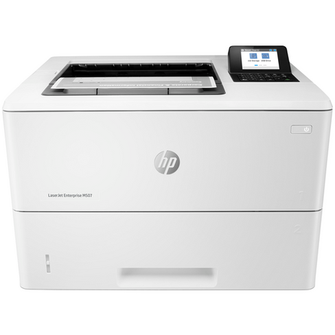 Принтер лазерный HP LaserJet Enterprise M507dn, ч/б, A4, белый