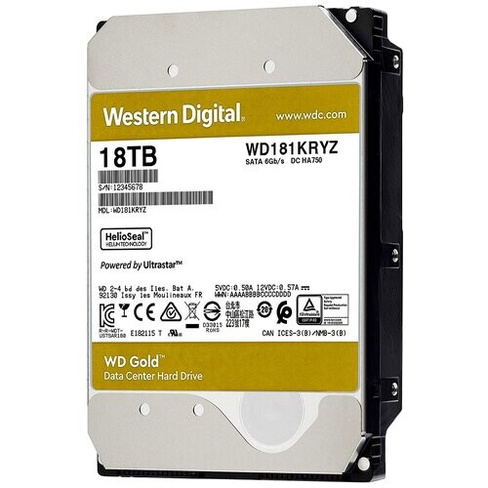 Жесткий диск Western Digital 18 ТБ WD181KRYZ Western digital