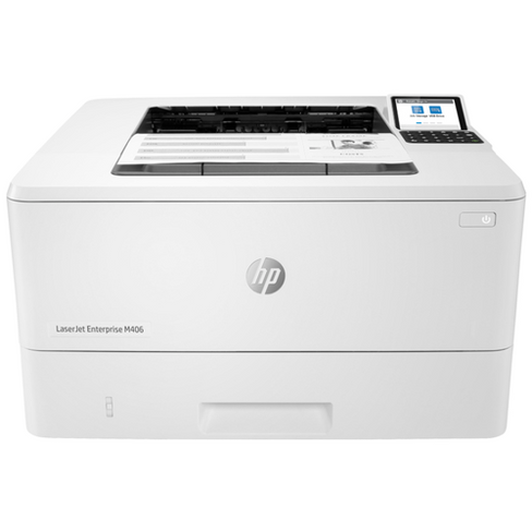 Принтер лазерный HP LaserJet Enterprise M406dn, ч/б, A4, белый Hp