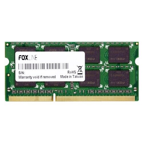 Оперативная память Foxline 8 ГБ DDR3L SODIMM CL11 FL1600D3S11L-8G