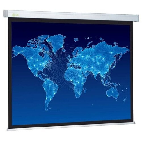 Рулонный матовый белый экран cactus Wallscreen CS-PSW-152x203, 100", белый