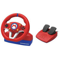 Руль HORI Mario Kart Racing Wheel Pro Mini, красный/синий