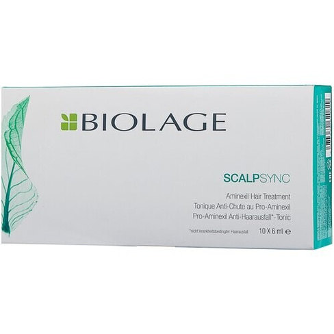 Biolage Тоник от выпадения волос Scalpsync Aminexil Hair Treatment, 6 г, 6 мл, 10 шт., 10 уп., ампулы