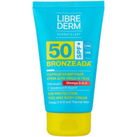 Librederm Librederm Bronzeada солнцезащитный крем для лица и тела Omega 3-6-9 SPF 50, 150 мл Target S.R.L.