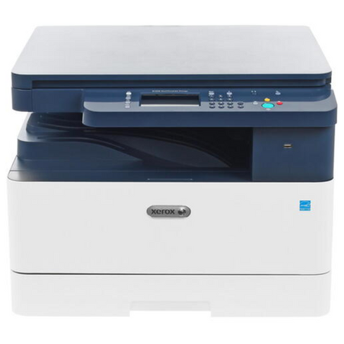 МФУ лазерное Xerox B1025DN, ч/б, A3, белый/синий