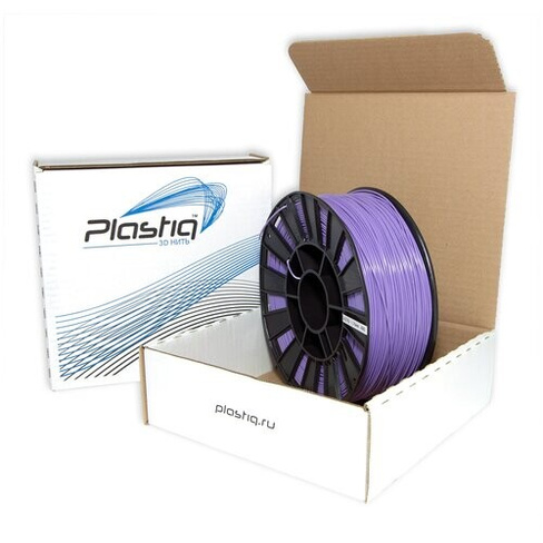 Пластик PLA для 3D принтера фиолетовый Plastiq, 1.75мм, 320 метров