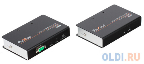 Удлинитель, SVGA+KBD+MOUSE USB ATEN, 150 метр., HD-DB15+USB A-тип, Female, c KVM-шнуром USB 1.8м, Б.П. 220 5.3V, (макс.р