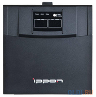 Стабилизатор напряжения Ippon AVR-3000 4 розетки черный