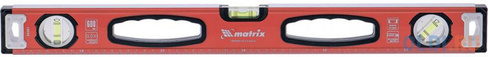 Уровень MATRIX 34206 алюминиевый фрезерованный 3 глазка рукоятки 2000мм
