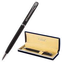 Ручка подарочная шариковая GALANT "Arrow Chrome Grey", корпус серый, хромированные детали, пишущий узел 0,7 мм, синяя, 1