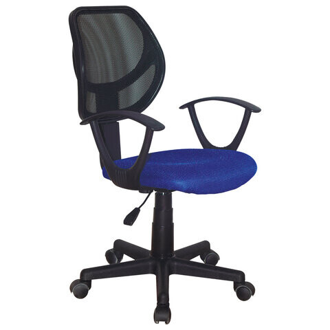 Кресло компактное BRABIX Flip MG-305 ткань TW синее/черное 531919