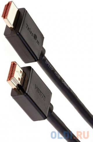 Кабель HDMI-19M --- HDMI-19M ver 2.0+3D/Ethernet,7.5m, 2 фильтраTelecom