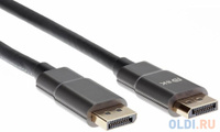 Кабель DisplayPort 2м VCOM Telecom ACG633-2M круглый черный