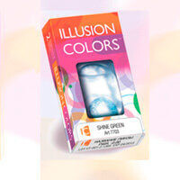 Контактные цветные линзы Illusion Colors Elegance 2 линзы