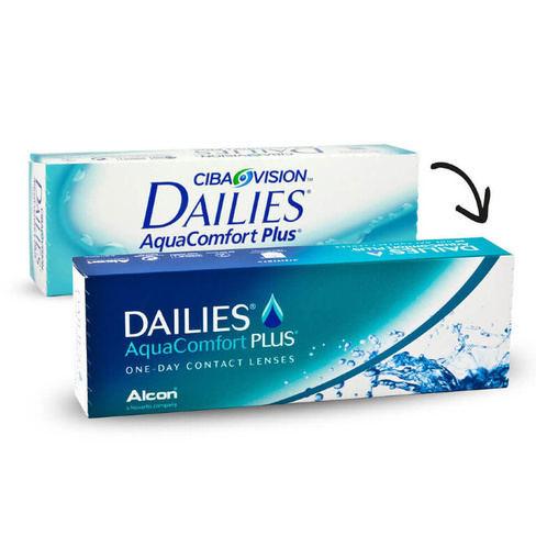 Контактные линзы Dailies Aqua Comfort Plus 30 линз