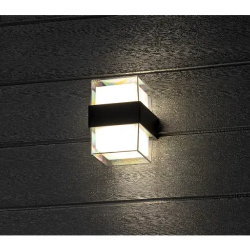 Светильник настенный светодиодный уличный Duwi «Nuovo» 24781 8 IP54 цвет черный DUWI
