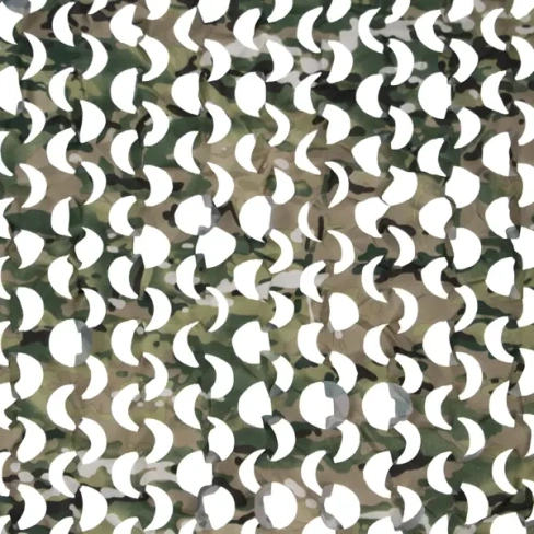 Сетка маскировочная Камуфляж мультикам 2x3 м зеленый/коричневый/черный НИТЕКС