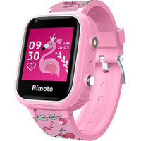 Смарт-часы Кнопка Жизни Aimoto Pro, 40мм, 1.44", розовый/розовый [8100821]