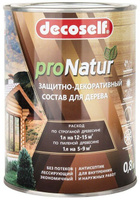 DECOSELF ProNatur защитно-декоративный антисептик для дерева орех (0,8л)