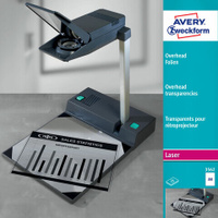 Пленка для проекторов А4 ч/б лазерная печать полиэстер прозрачная 100 мкм 25 листов Avery Zweckform 3562