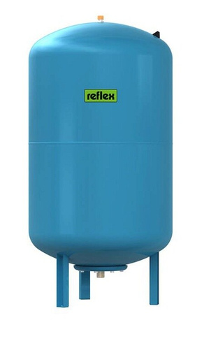 Расширительный бак, Reflex, DE 100/10, максимальное давление, бар-10, присоединение-G 1", синий