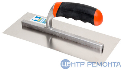 SEMIN Plastering trowel with curved stainless stell blade 280 120