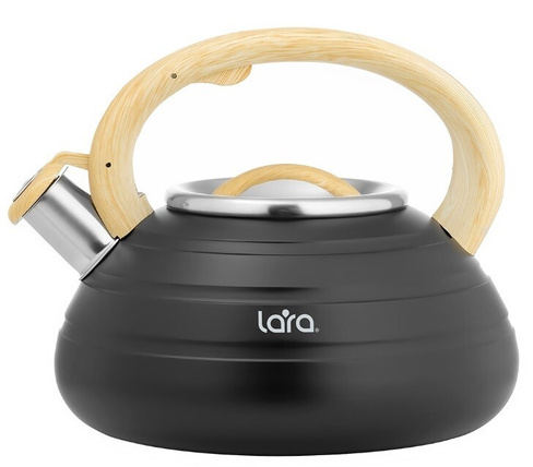 Чайник со свистком LARA LR00-80 Black
