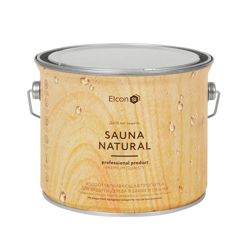 Пропитка для древесины Sauna Natural 2 л ELCON