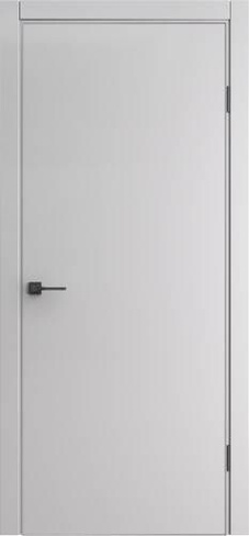 Межкомнатная дверь "Porta-50 4AB ПП" ДГ Nardo Grey (кромка алюм. цвет черный)