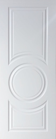Межкомнатная дверь "Турин" ДГ эмаль белая ral 9003