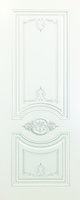 Межкомнатная дверь "Моцарт" ДГ Эмаль RAL 9010 + серебро