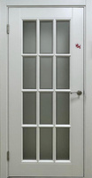 Межкомнатная дверь "Сюита" ДО эмаль Сапфир (фото, белое)