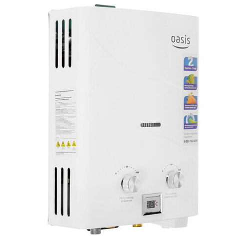 Проточный газовый водонагреватель Oasis B-12W