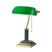 Настольная лампа Vitaluce Зеленый мрамор 1 лампа 3м² Е27 VITALUCE V2900/1L