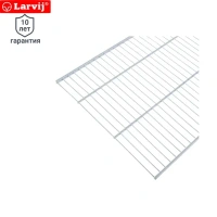 Полка сетчатая Larvij 60.3x40.6 см металл цвет белый LARVIJ None