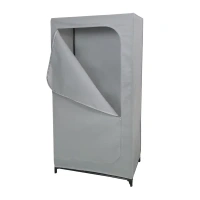 Шкаф-чехол 150x75x45 см металл цвет серый Без бренда