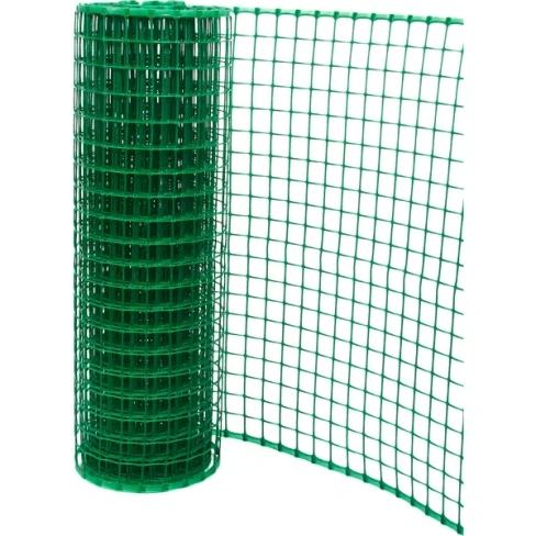 Решетка садовая 50x500 см размер ячейки 24x24 мм, цвет зеленый Без бренда None