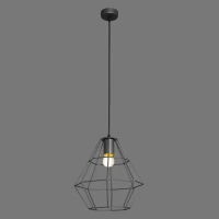 Подвесной светильник Vitaluce Orso grey 1 лампа 3м² Е27 цвет бронзовый графит VITALUCE V4141/1S Нет