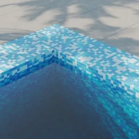 Мозаика стеклянная Artens Swam 32.7x32.7 см цвет голубой ARTENS GP-01 Swam