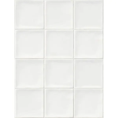 Стеновая панель ПВХ Плитка белая 2700x375x8 мм 1.013 м² VENTA