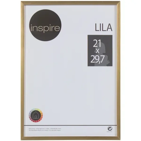 Рамка Inspire Lila 21х29.7 см цвет золото INSPIRE