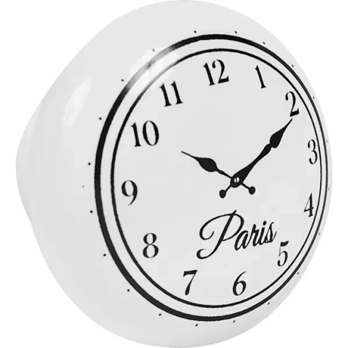 Ручка-кнопка мебельная Inspire Clock 395 мм, цвет белый, 2 шт. INSPIRE Белый/Черный