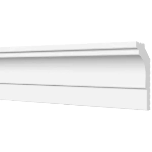 Плинтус для натяжных потолков экструдированный полистирол Format 04014Е белый 18х36х2000 мм FORMAT DESC-204014-WH-0180