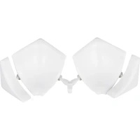 Набор комплектующих для галтели с мягкими краями Ideal цвет белый IDEAL Белые Профили ГМ-Ф1Н4К 001 БЕЛ