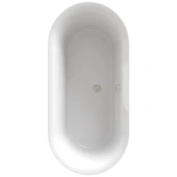 Ванна Carvin искусственный камень 170x80 см цвет белый Без бренда Carvin Отдельностоящая ванна
