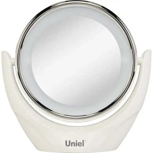 Зеркало косметическое Uniel TLD-592 настольное 19 см UNIEL