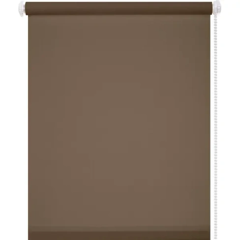 Штора рулонная Inspire Шантунг 60x160 см коричневая INSPIRE Рулонная штора Шантунг