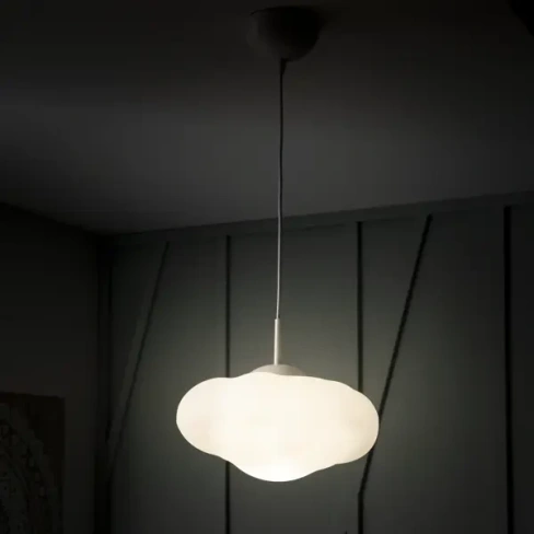 Светильник подвесной Inspire Kumo, 1 лампа, 2.3 м², цвет белый INSPIRE None