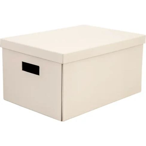 Коробка складная 40x28x20 см картон цвет бежевый STORIDEA FC2540KB-PP